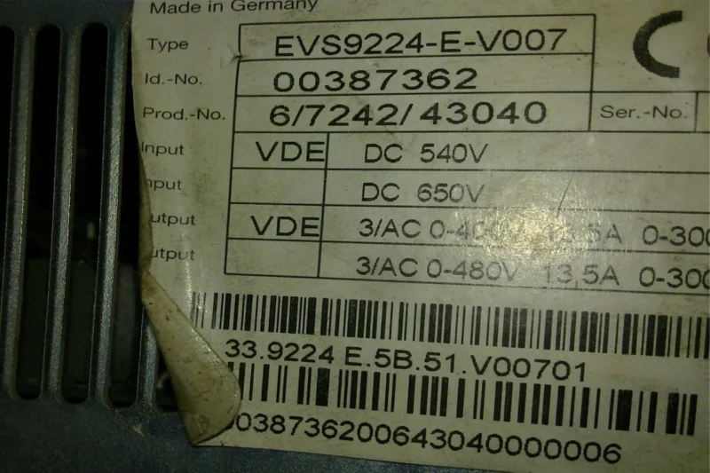 LENZE- EVS9224-E-V007