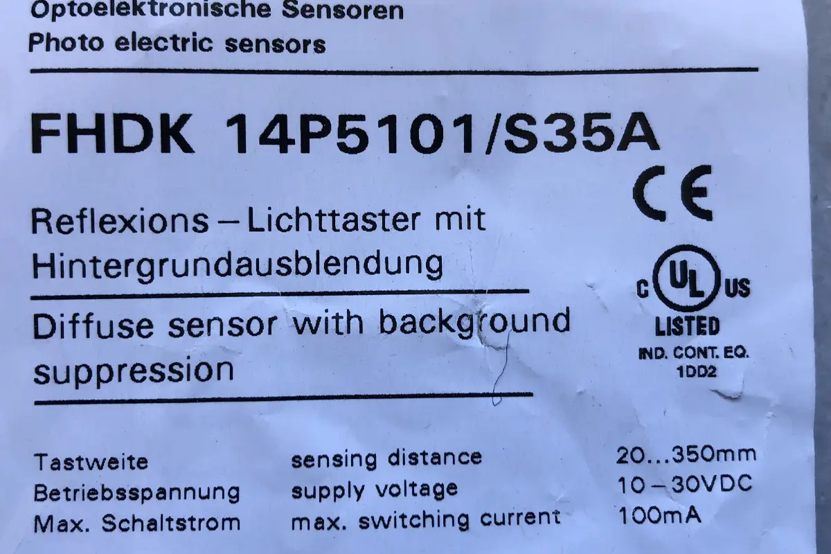 BAUMER FHDK 14P5101 S35A