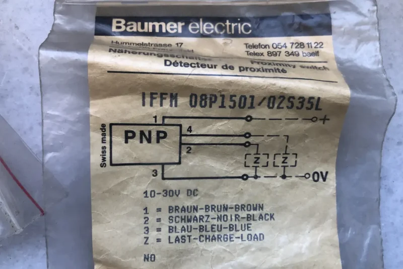 BAUMER IFFM 08P1501 02 S351