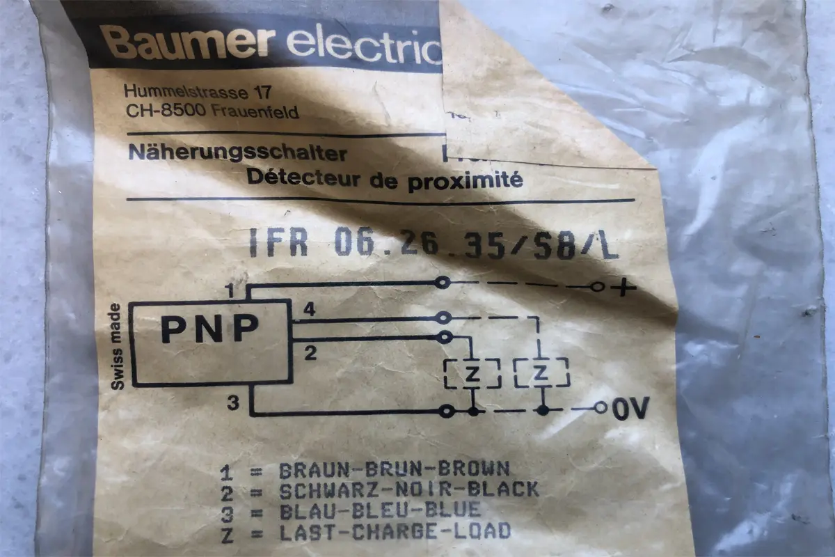 BAUMER IFR06.26 35 S8 L