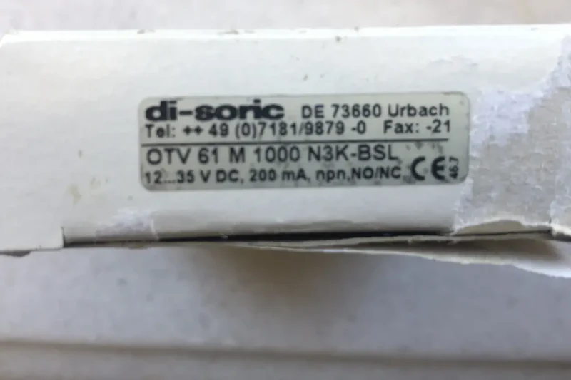 DI-SORIC - OTV61M1000N3K-BSL