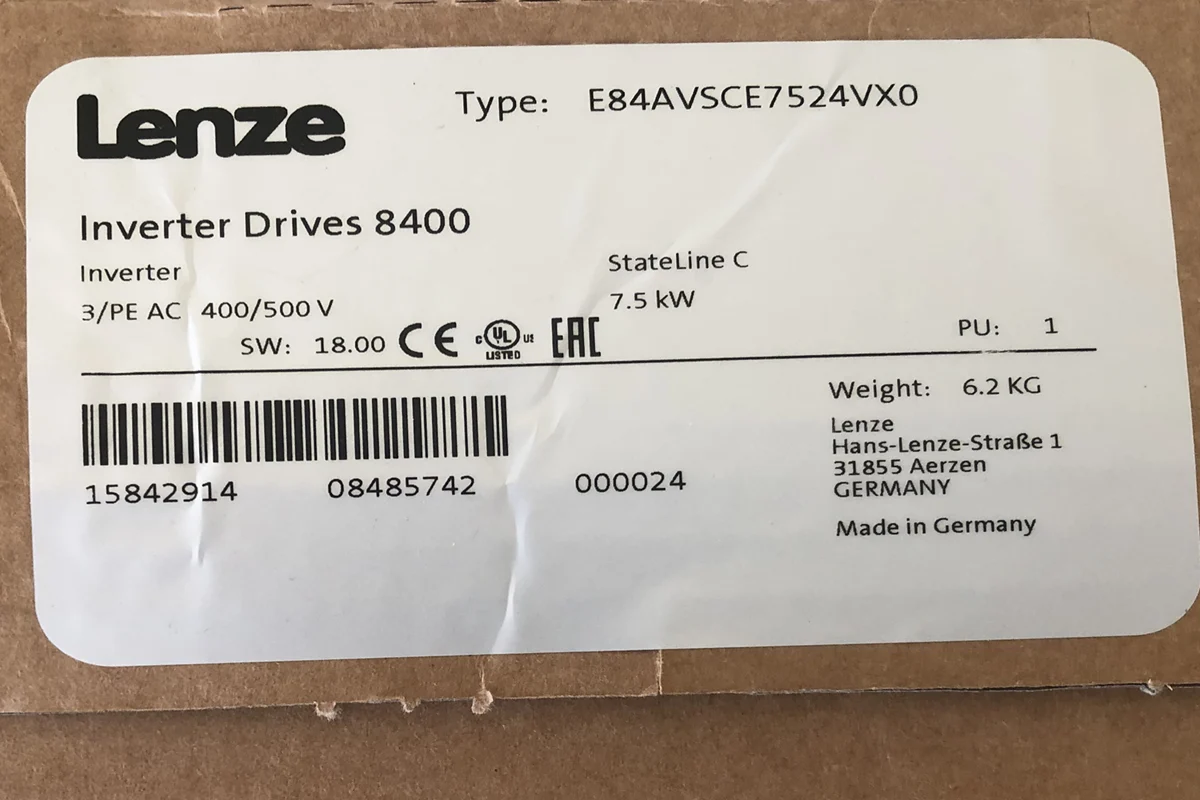 LENZE - E84 - AVSCE-7524VX0