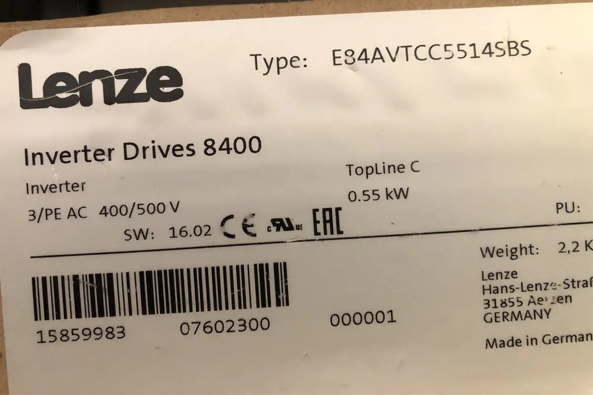 LENZE-E84 AVTC C55 14SBS