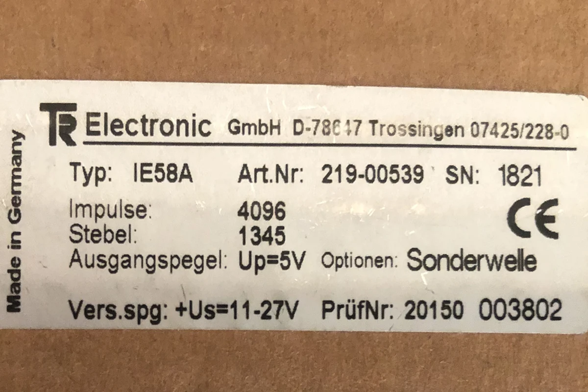 TR ELECTRONIC - 219-00539 1821