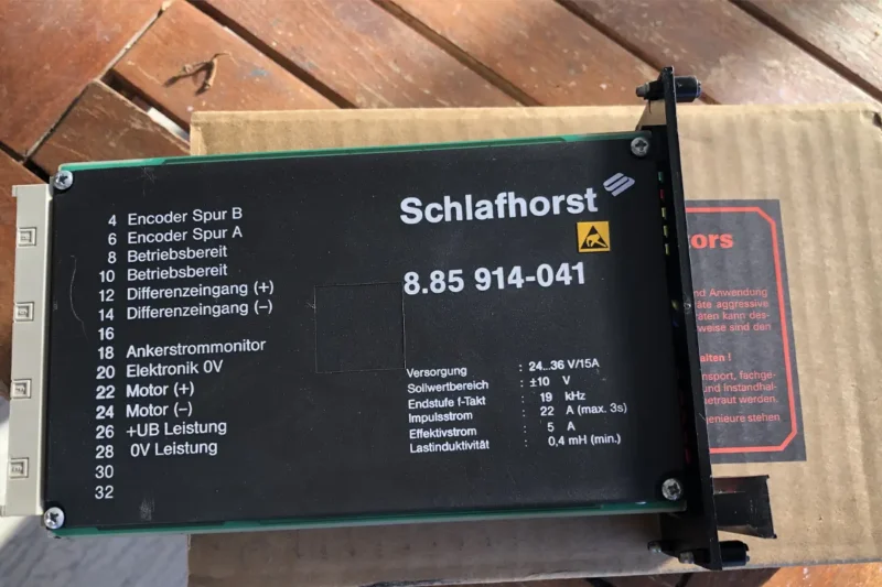 SCHLAFHORST-BİLD 1367