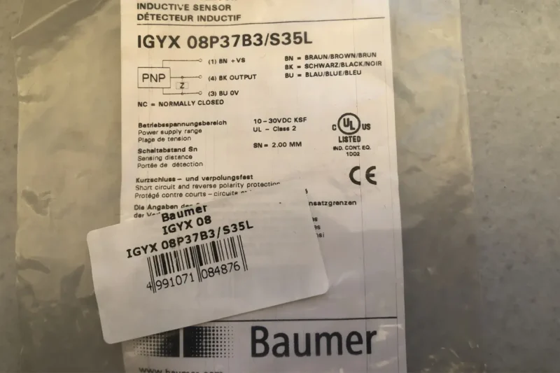 BAUMER-İGYX O8P37B3-S35L