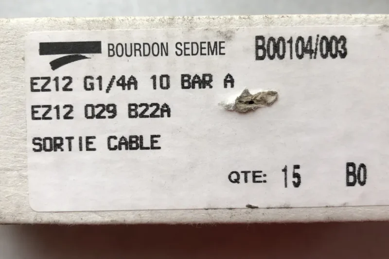 BOURDON-SEDEME-EZ12 G1-4A 10BAR A