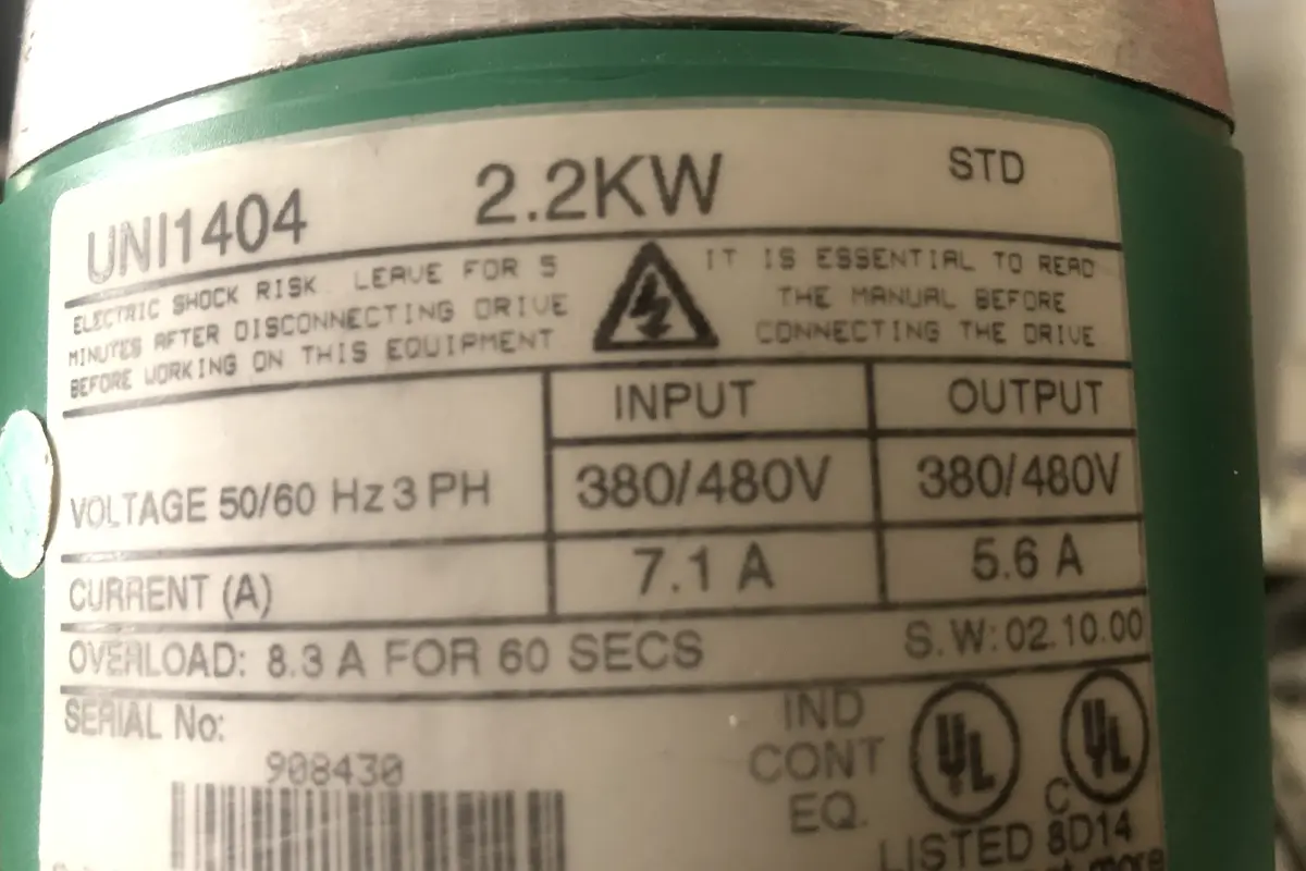 CONTROL TECHNIQUES-UNİ1401