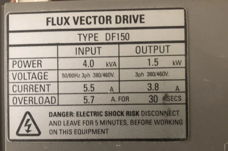 CONTROL TECHNIQUES-FLUX VECTOR DRİVE DF150