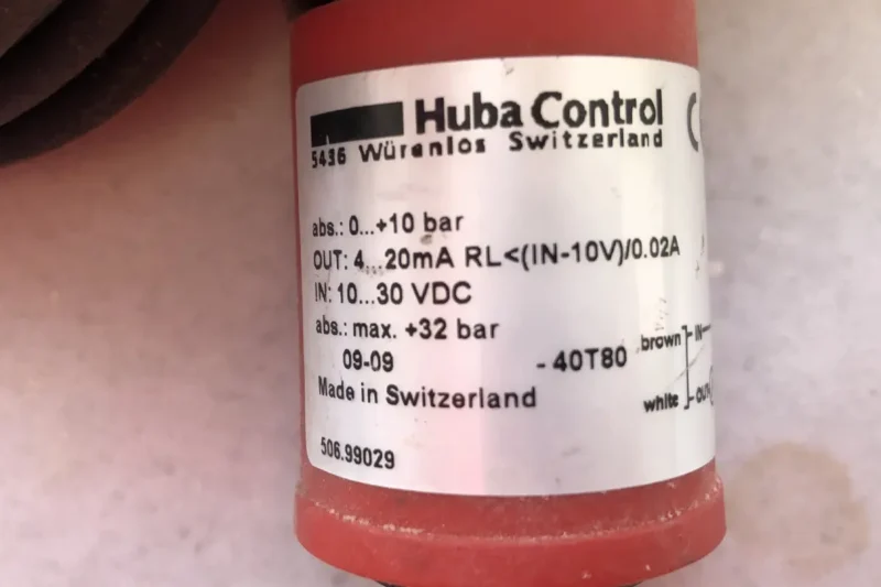 HUBA CONTROL-0-10 BAR 4-20MA