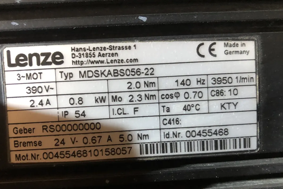 LENZE-MDSKABS 056-22