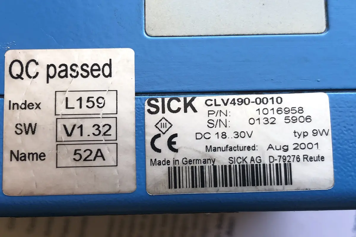 SICK-CLV490-OO1O