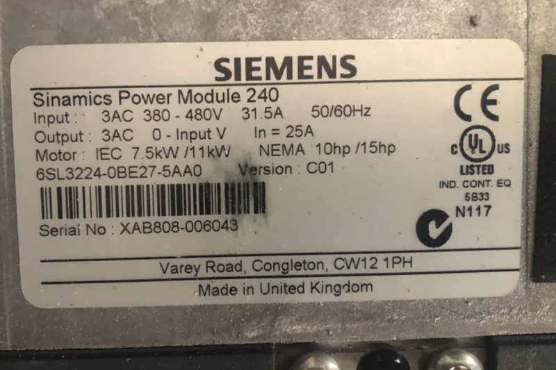 SIEMENS-6SL3224-OBE27-5AA0