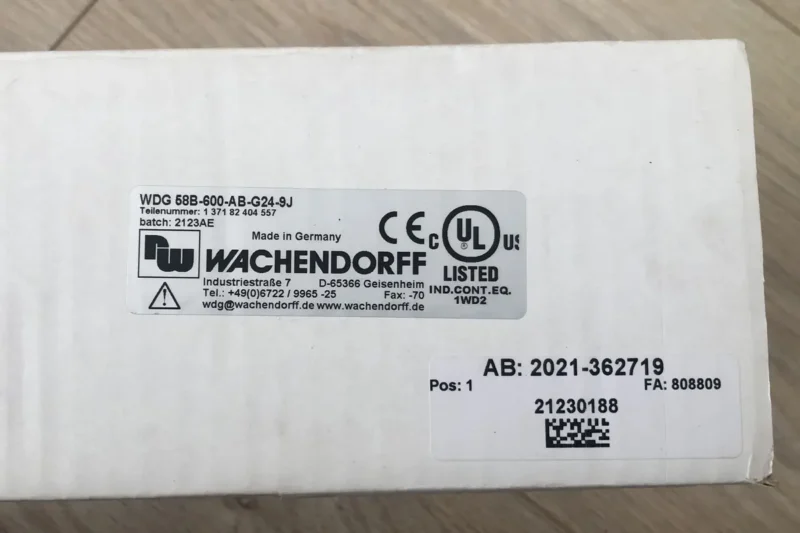 WACHENDORFF-WDG 58B-600-AB-G24-9J
