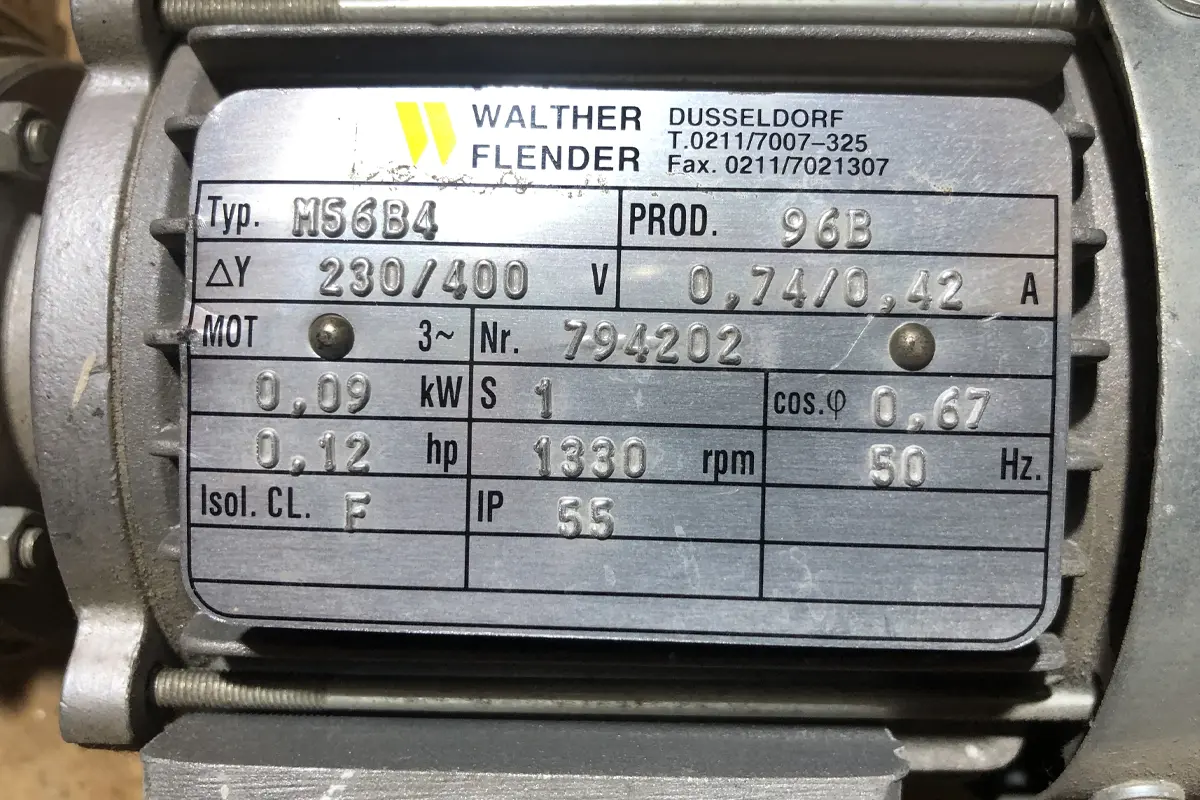 WALTHER FLENDER-MS6B4